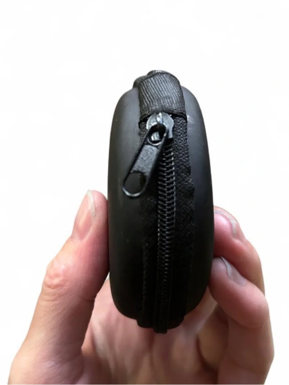 Black Travel Earbud & Accessory Case - Compact Protection